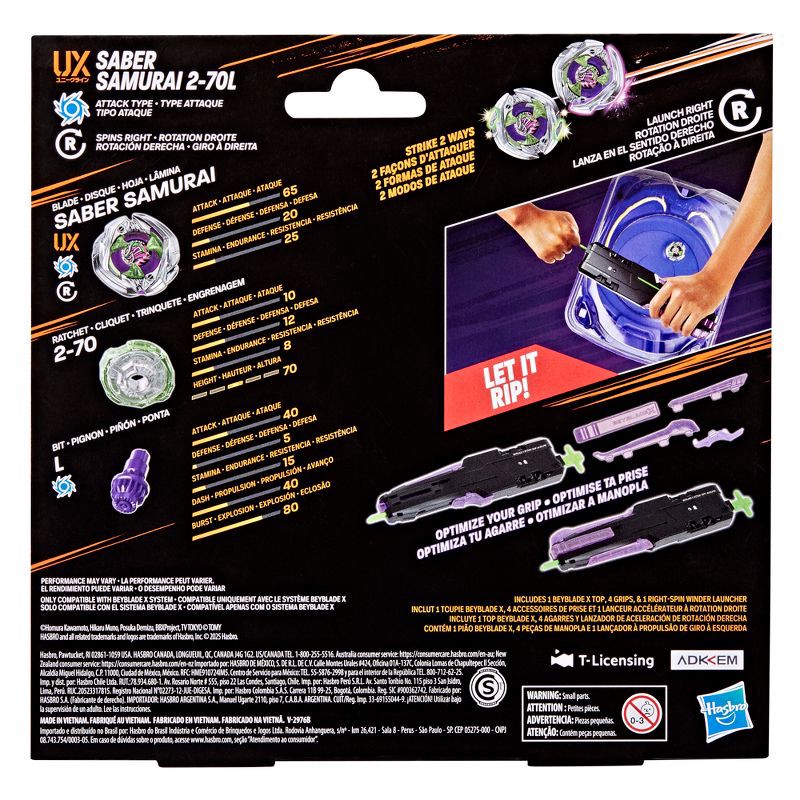 slide 4 of 7, Beyblade X Victory Grip Launcher Set, 1 ct