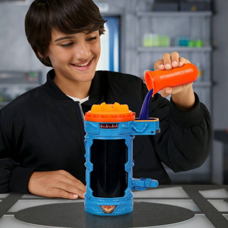 slide 4 of 9, MrBeast Lab Mutators Mutation Chamber Flame Panther Action Figure, 1 ct