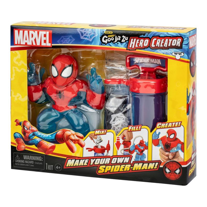 slide 5 of 8, Heroes of Goo Jit Zu Marvel Spider-Man Hero Creator, 1 ct