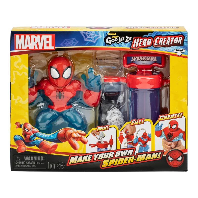 slide 8 of 8, Heroes of Goo Jit Zu Marvel Spider-Man Hero Creator, 1 ct