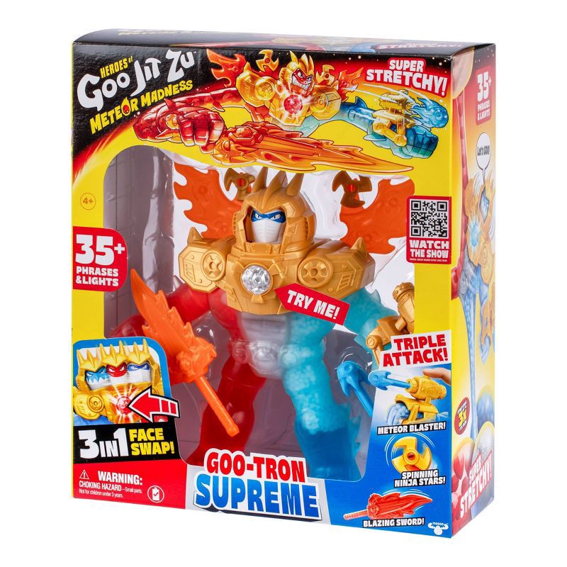 slide 9 of 11, Heroes of Goo Jit Zu's Goo-Tron Supreme Figure, 1 ct