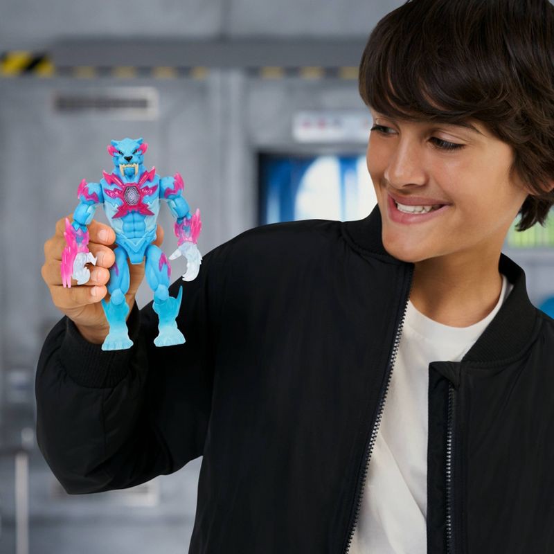 slide 7 of 9, MrBeast Lab Mutators Mutation Chamber Lightning Panther Action Figure, 1 ct