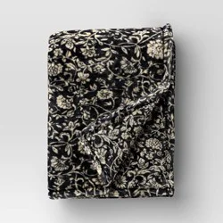 Oversized Printed Floral Primalush Throw Lack/Neutral - Threshold™