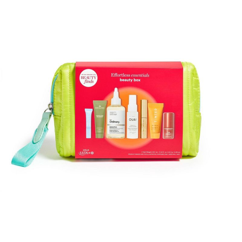 slide 1 of 4, Ulta Beauty at Target Effortless Essentials Exlcusive Spring & Summer Beauty Kit with Reusable Makeup Bag - 8 pc - Ulta Beauty, 8 ct