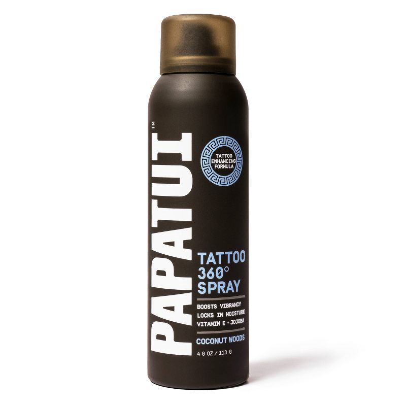 slide 2 of 12, Papatui Paraben-Free Protect and Brighten Vitamin E Tattoo Spray - Coconut Woods - 4oz, 4 oz