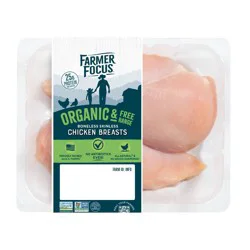 Farmer Focus Organic Boneless Skinless Chicken Breast - 0.75-1.67lbs - price per lb