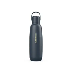 SodaStream 23.7 fl oz Fizz & Go Easy Mix Insulated Stainless Steel Bottle Storm: Dishwasher-Safe, Portable Drinkware for Hot & Cold Beverages