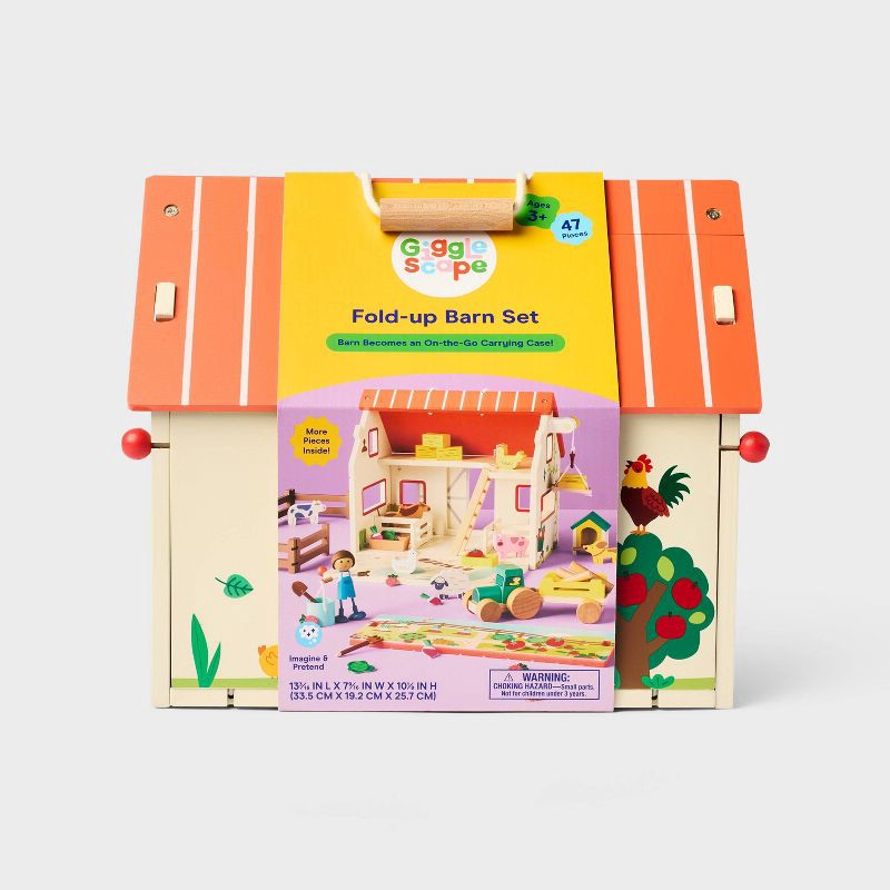 slide 4 of 5, Fold and Go Barn - Gigglescape™, 1 ct