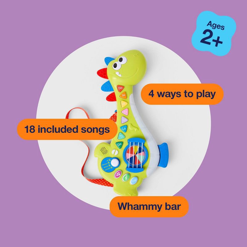 slide 6 of 6, Dino Electronic Guitar - Gigglescape™, 1 ct