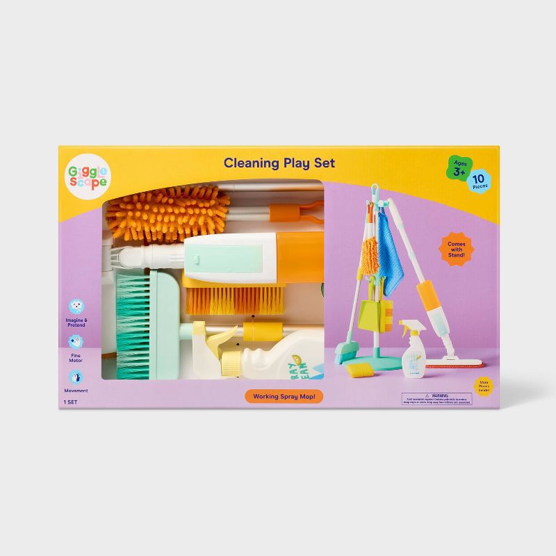 slide 4 of 5, Cleaning Set Role Play - Gigglescape™, 1 ct