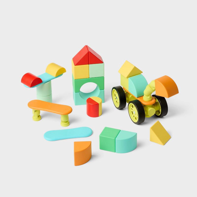 slide 1 of 5, Mag Building Blocks Set - 30pc - Gigglescape™, 30 ct