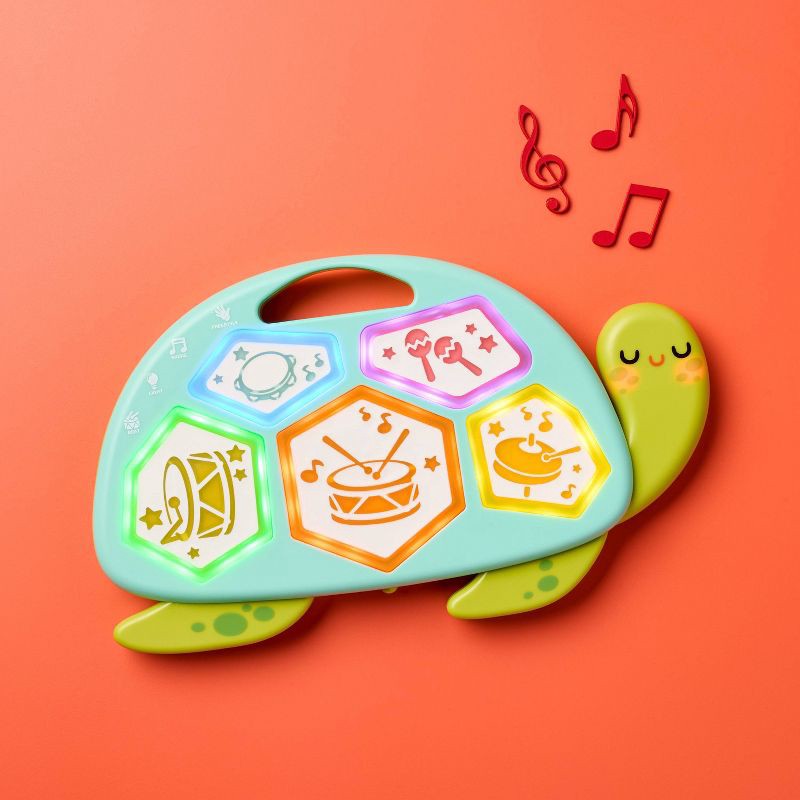 slide 2 of 4, Turtle Electronic Drum - Gigglescape™, 1 ct