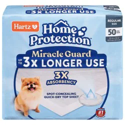 Hartz Home Protection Miracle Guard Regular Size Dog Pads, 50 ct