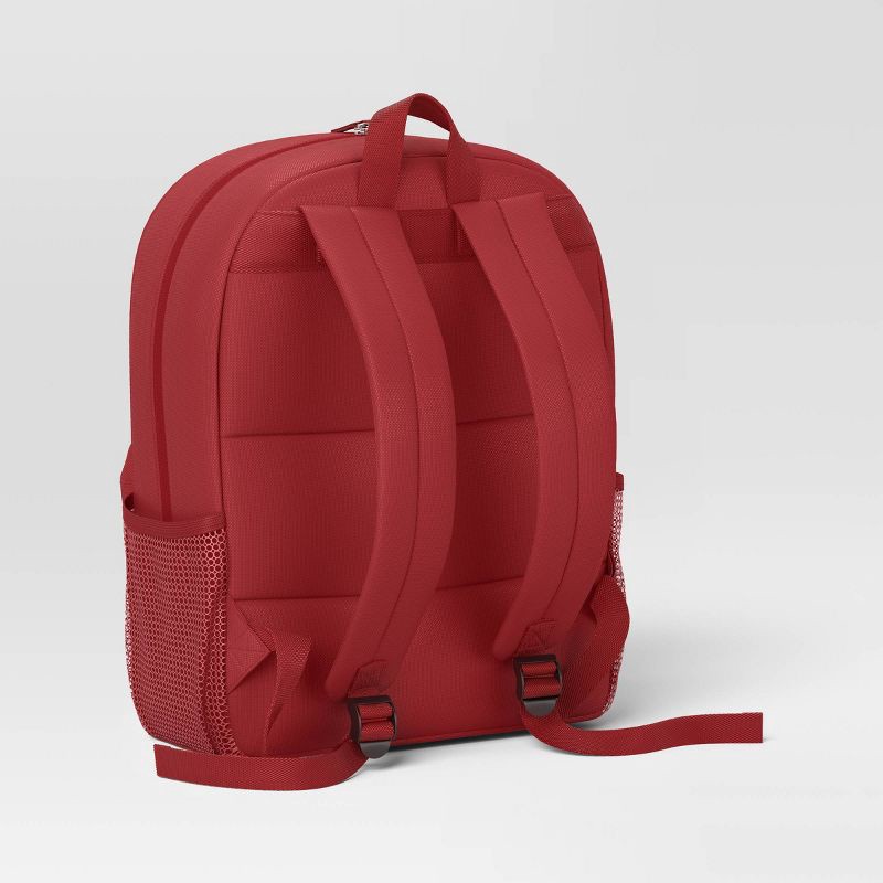 slide 3 of 3, 23L Backpack - Dealworthy™ Red: Fits 16-inch Laptop, Recycled Polyester, 23 liter