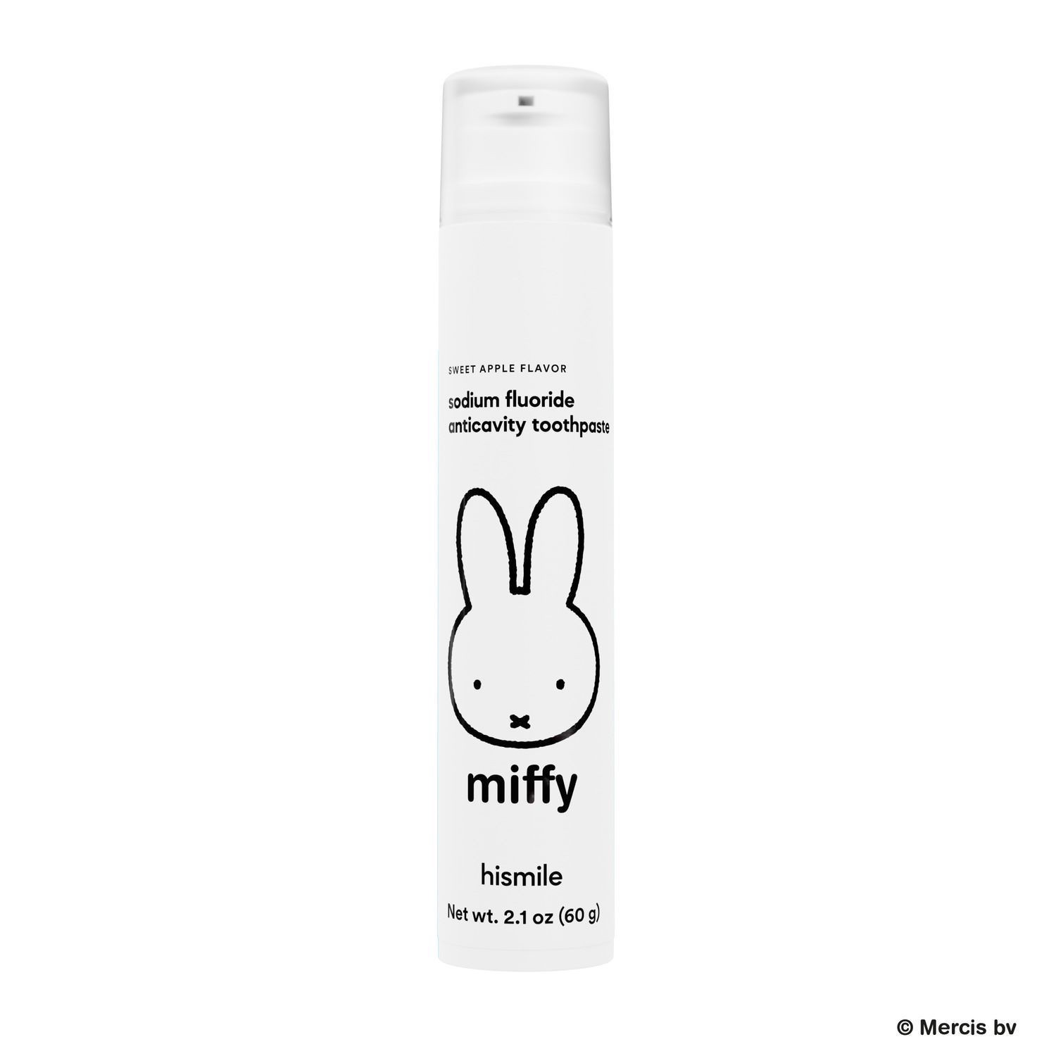 slide 1 of 5, Hismile Sodium Fluoride Anticavity Toothpaste, Miffy Sweet Apple, 2.1 Oz, 2.1 oz