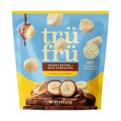 Tru Fru Bananas in Peanut Butter & Milk Chocolate - 8 oz