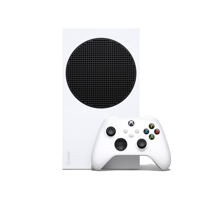 slide 1 of 7, Microsoft Xbox Series S 512GB: Slim Design, USB-C, Wireless Controller, Wi-Fi 5, 1 ct