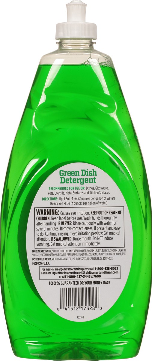 slide 9 of 12, First Street Green Dish Detegent, 30 oz