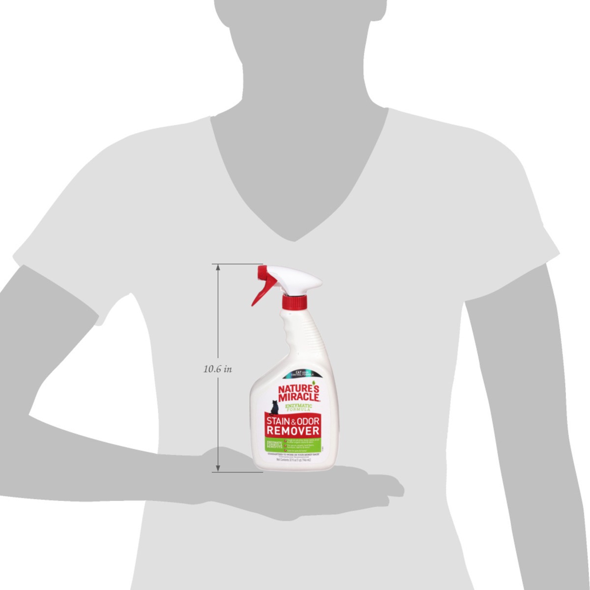 slide 11 of 13, Nature's Miracle Stain & Odor Remover 32 fl oz, 32 fl oz
