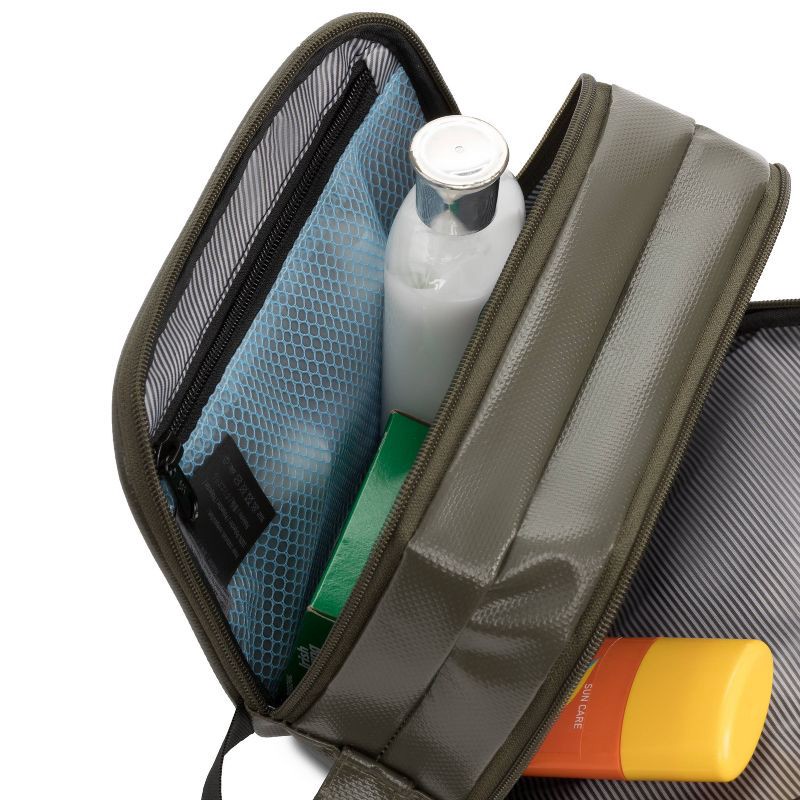 slide 8 of 10, SWISSGEAR Dopp Kit Toiletry Bag - Olive Green, 1 ct