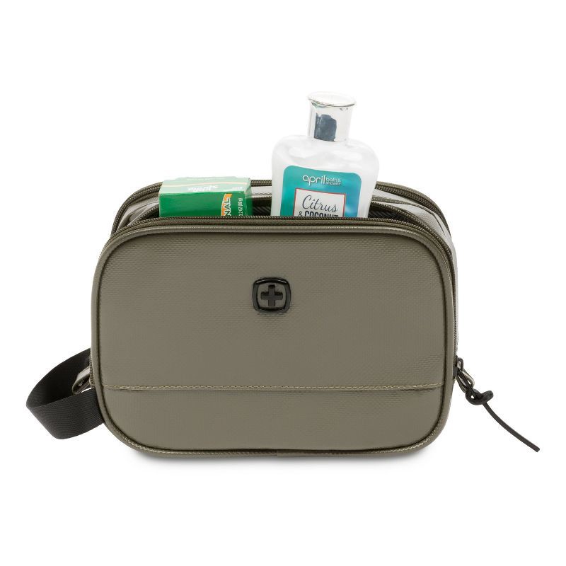 slide 10 of 10, SWISSGEAR Dopp Kit Toiletry Bag - Olive Green, 1 ct