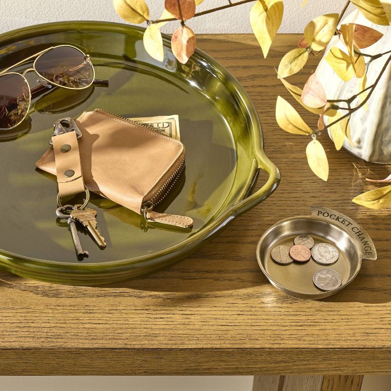 slide 2 of 3, Hearth & Hand with Magnolia Brass Change Tray - Hearth & Hand™ with Magnolia, 1 ct