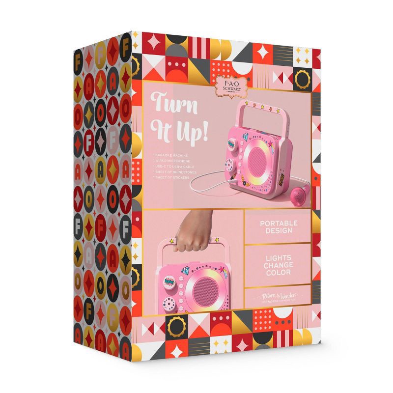 slide 9 of 9, FAO Schwarz Toy Preschool Karaoke Mic - 4pc, 4 ct