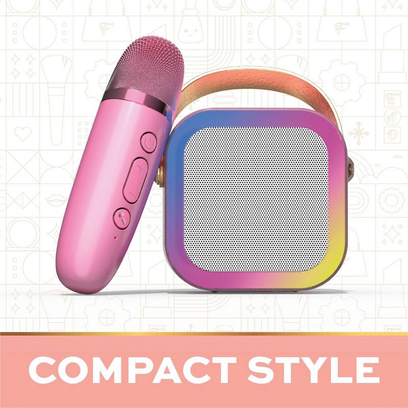 slide 3 of 5, FAO Schwarz Bluetooth Karaoke Speaker with Wireless Microphone, 1 ct