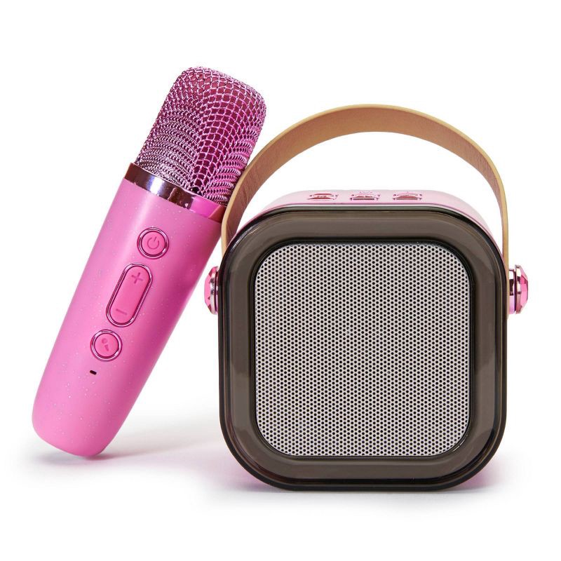 slide 1 of 5, FAO Schwarz Bluetooth Karaoke Speaker with Wireless Microphone, 1 ct