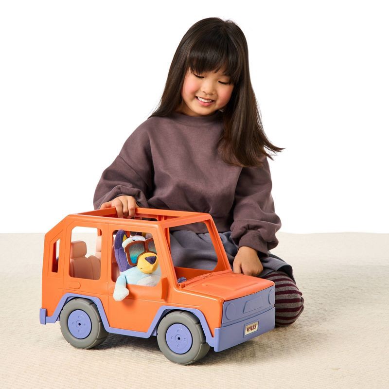 slide 5 of 10, Bluey Buddies Big Heeler 4 Wheel Drive Doll Playset - 3pk: Plush Character Set, BBC Licensed, Plastic & Fabric, 3 ct