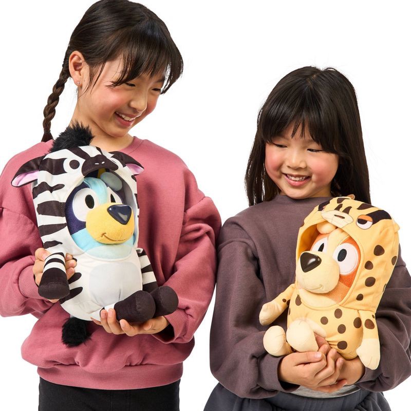 slide 7 of 11, Bluey Siblings Interactive Plush - 2pk: Sound-Effect Fabric Toys, Bluey & Bingo, BBC Licensed Character Dolls, 2 ct