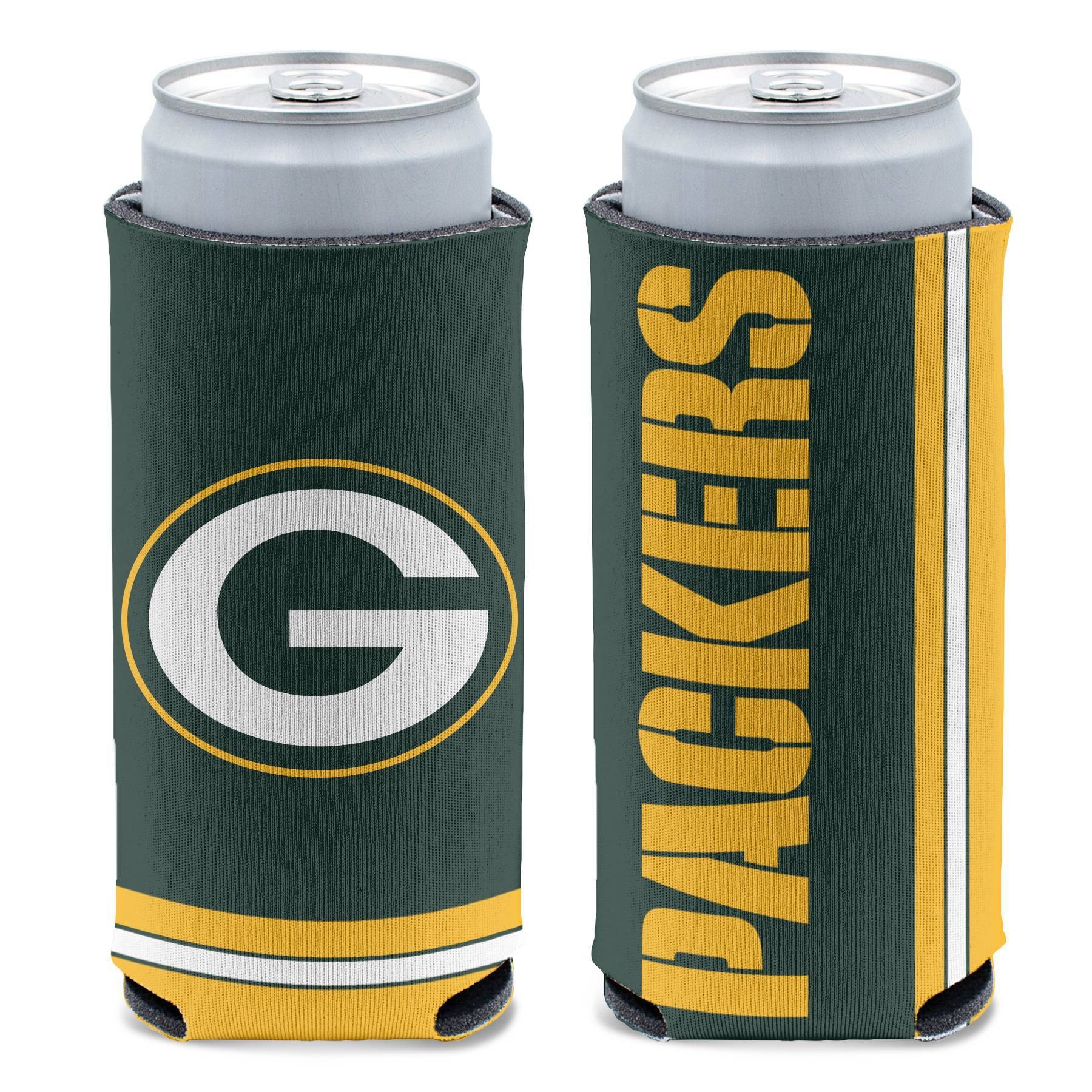 slide 1 of 1, NFL Green Bay Packers Slim Can Cooler, 1 ct