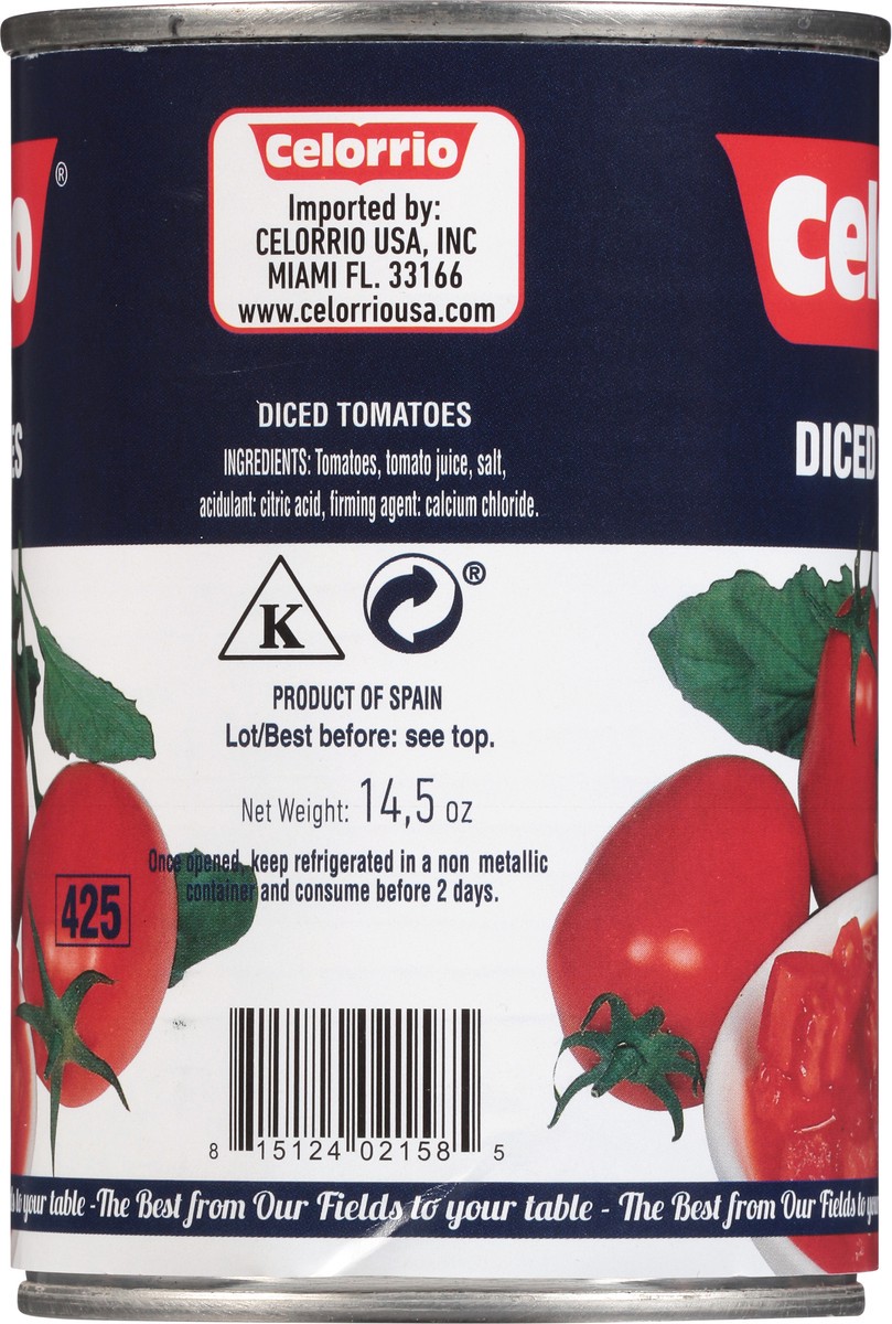 slide 6 of 9, Celorrio Diced Tomato - 14 oz, 14 oz