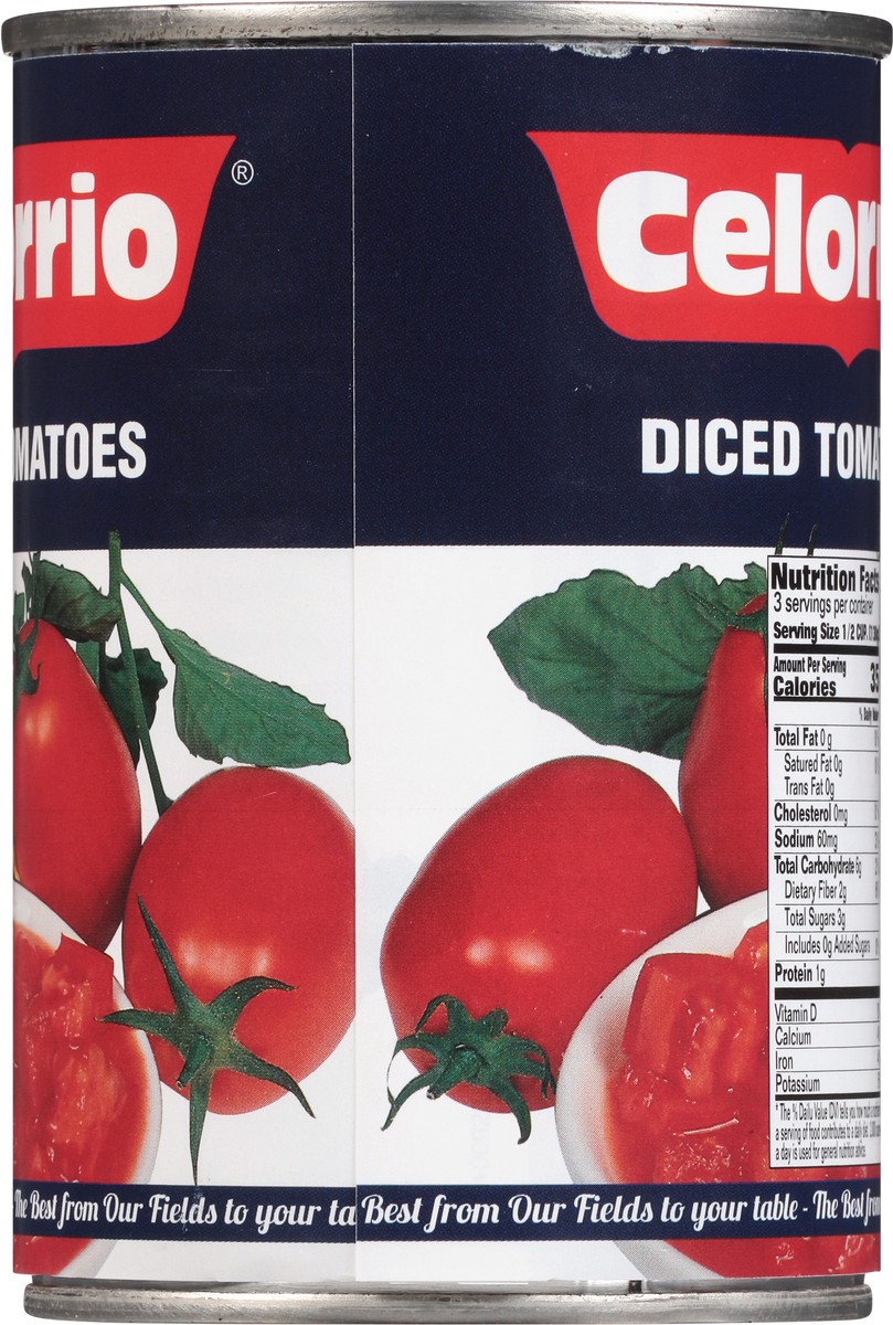 slide 5 of 9, Celorrio Diced Tomato - 14 oz, 14 oz