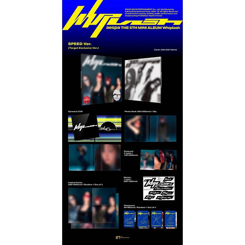 slide 2 of 2, Universal Music Group aespa - The 5th Mini Album 'Whiplash' (Target Exclusive, CD), 1 ct