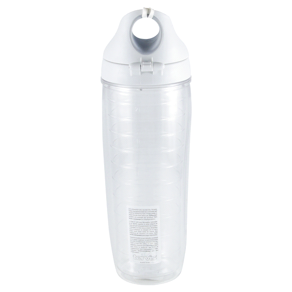 slide 3 of 9, Tervis Clear Water Bottle, 24 oz