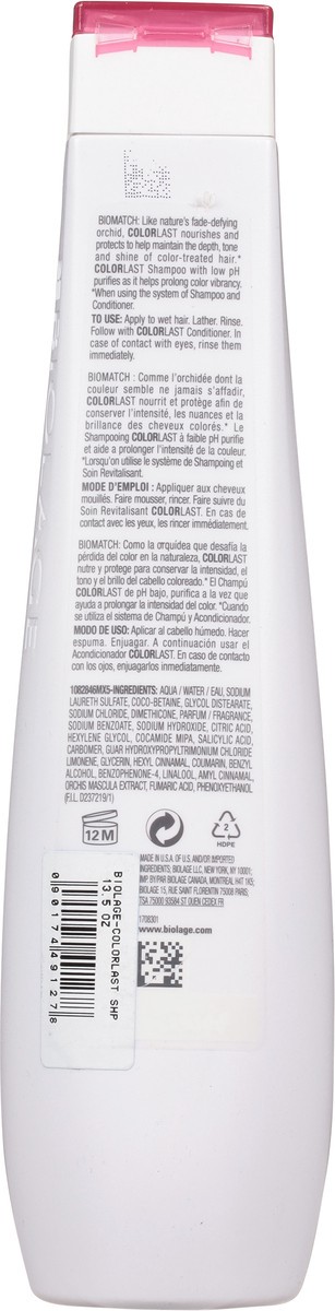 slide 9 of 9, Biolage Color Last Orchid Shampoo 13.5 fl oz, 13.5 fl oz