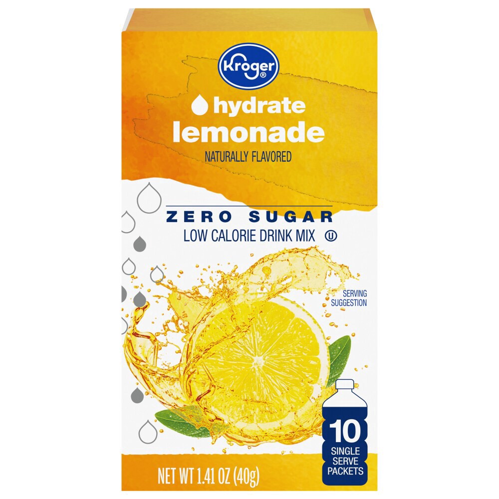 slide 2 of 4, Kroger Lite Lemonade Drink Mix Singles - 10 ct; 0.14 oz, 10 ct; 0.14 oz