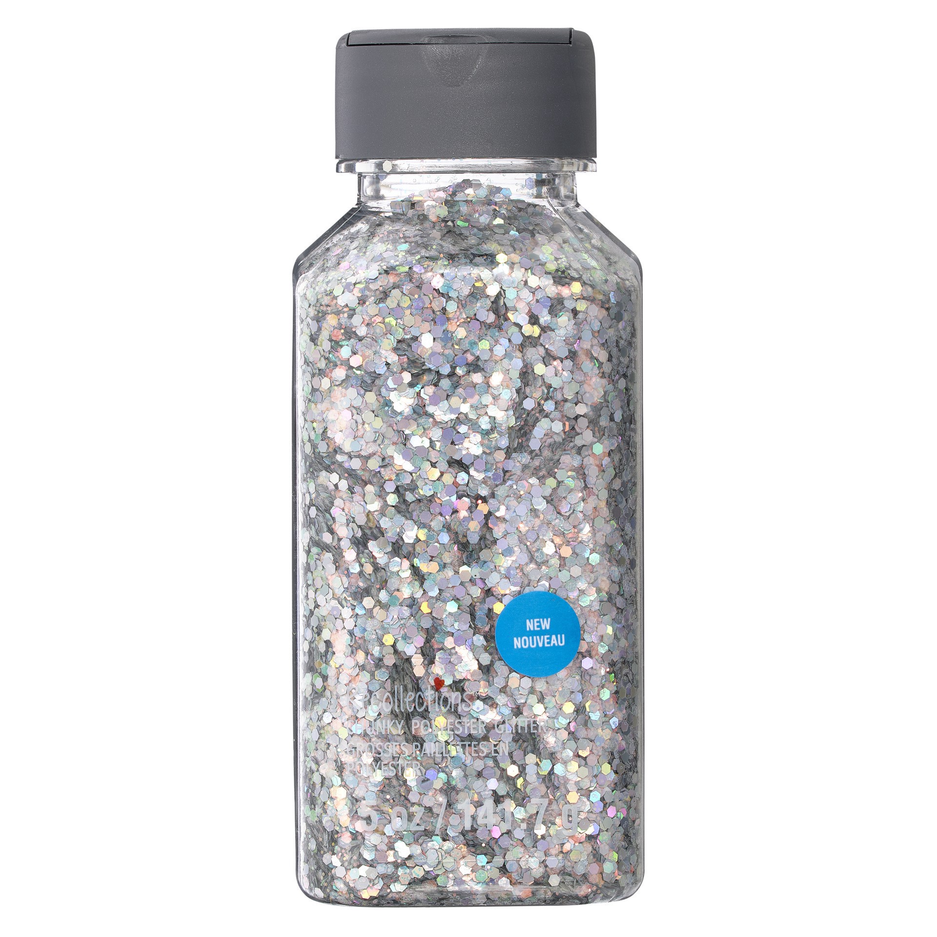 slide 3 of 3, Iridescent Sparkle Chunky Polyester Glitter, 5oz. By Recollections, 5 oz