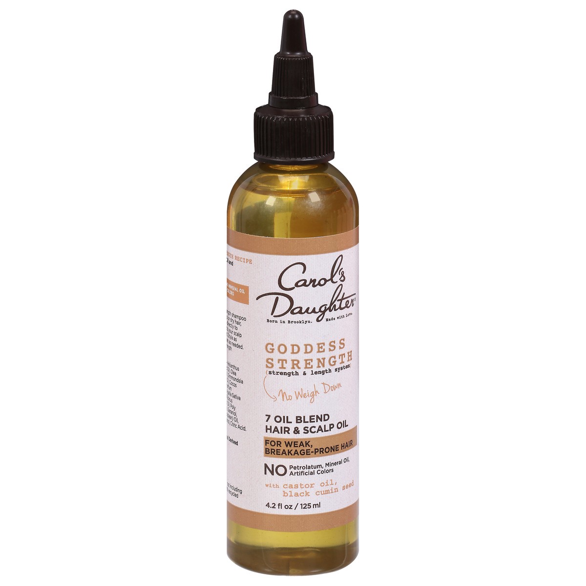 slide 8 of 9, Carol's Daughter Goddess Strength Scalp Oil and Hair Oil Deep Treatment with Castor Oil for Breakage Prone Hair - 4.2 fl oz, 4 oz