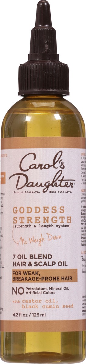 slide 7 of 9, Carol's Daughter Goddess Strength Scalp Oil and Hair Oil Deep Treatment with Castor Oil for Breakage Prone Hair - 4.2 fl oz, 4 oz