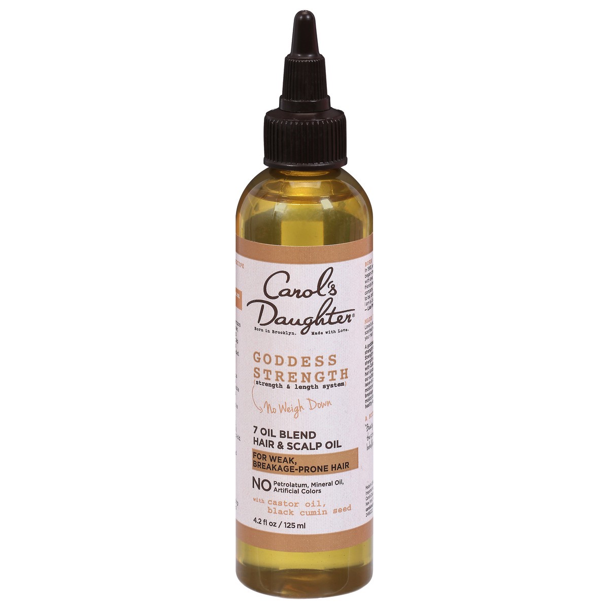 slide 1 of 9, Carol's Daughter Goddess Strength Scalp Oil and Hair Oil Deep Treatment with Castor Oil for Breakage Prone Hair - 4.2 fl oz, 4 oz