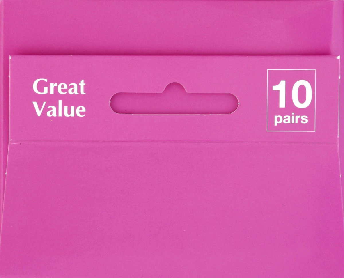 slide 2 of 4, No Nonsense Size One Tan Comfort Top Nylon Knee Highs, 10 ct