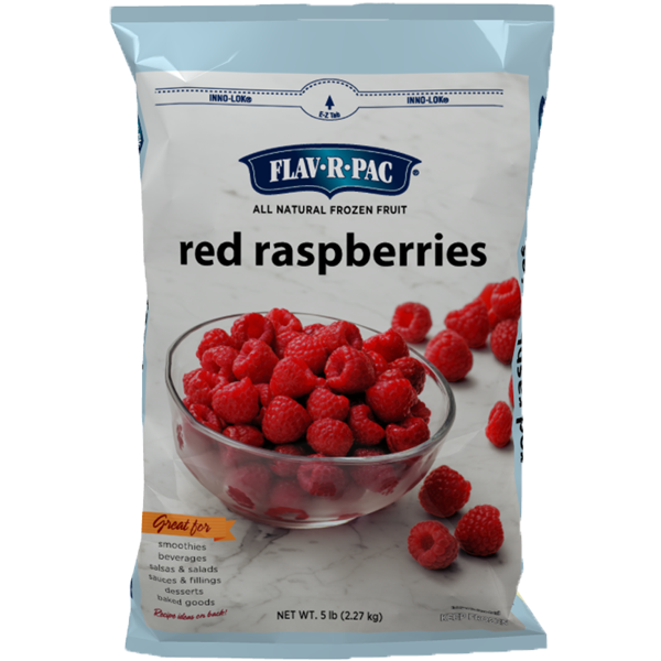 slide 1 of 1, Flav-R-Pac Iqf Frozen Raspberries, 5 lb