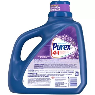 slide 2 of 3, Purex with Crystals Fragrance Lavender Blossom Liquid Laundry Detergent - 150 fl oz, 150 fl oz