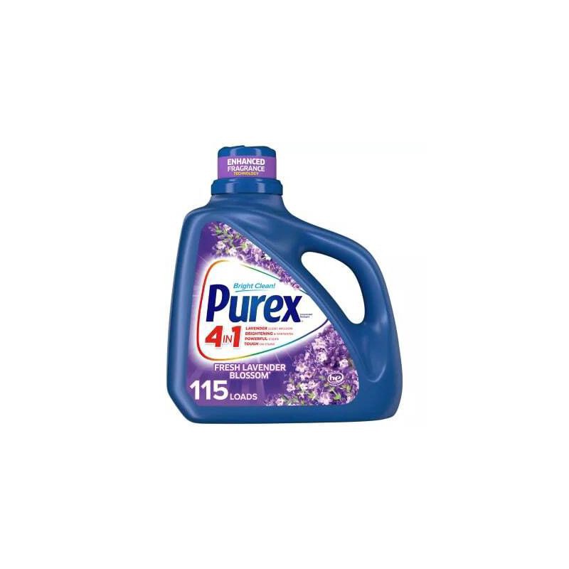 slide 1 of 3, Purex with Crystals Fragrance Lavender Blossom Liquid Laundry Detergent - 150 fl oz, 150 fl oz