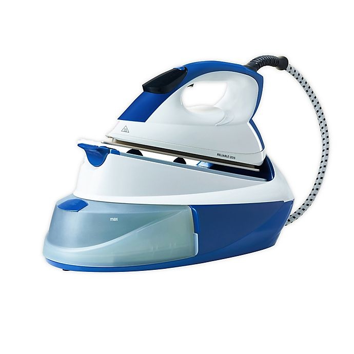 slide 1 of 7, Reliable Velocity 120IS Maven Home Steam Iron Station - White/Blue, 1 ct