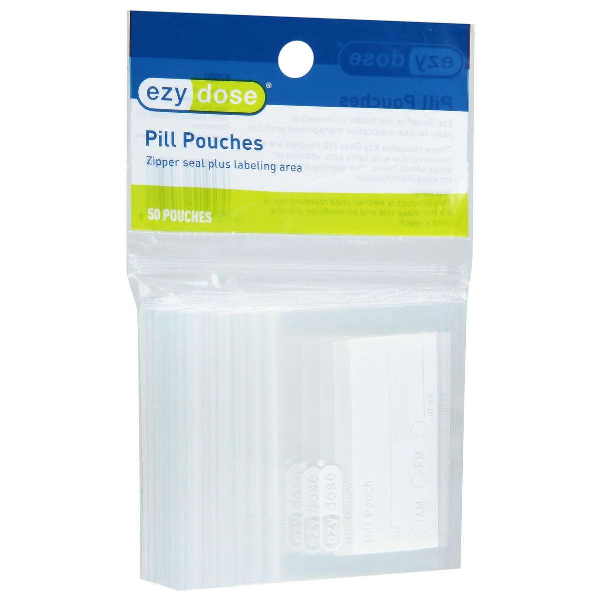 slide 3 of 11, EZY Dose Pill Pouches 50 ea, 50 ct
