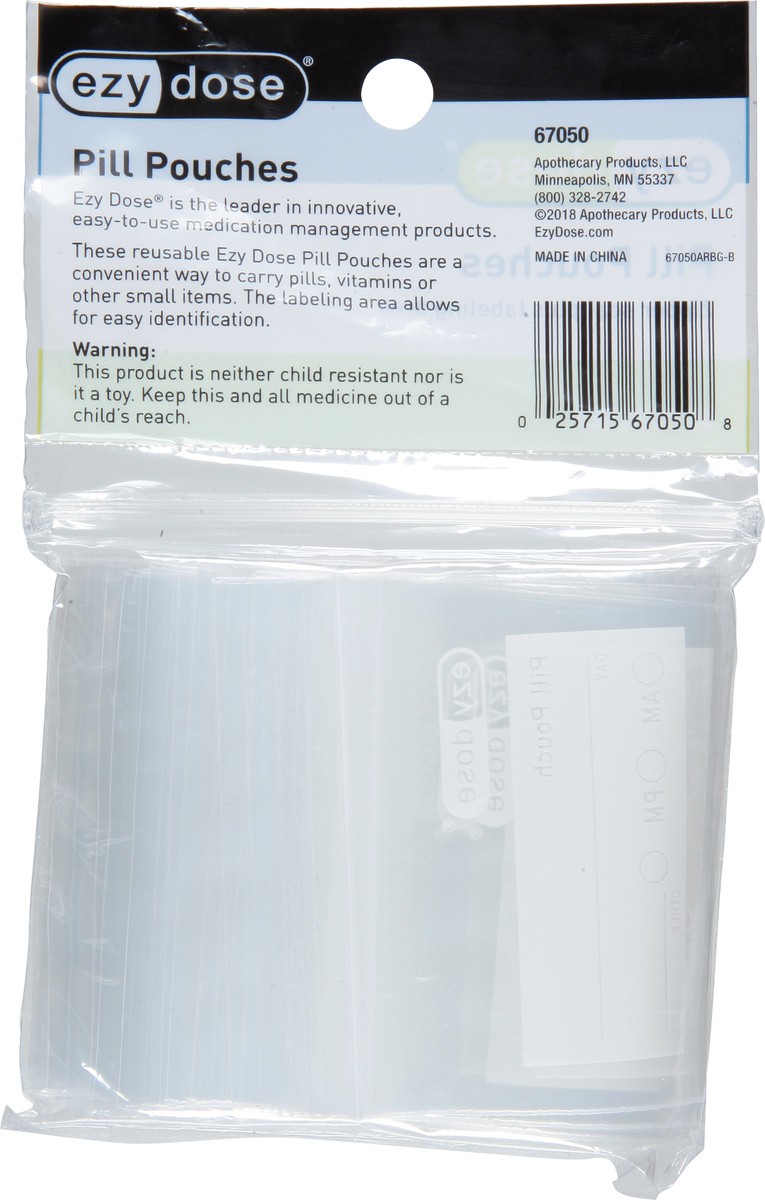 slide 10 of 11, EZY Dose Pill Pouches 50 ea, 50 ct