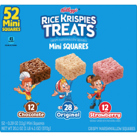 slide 22 of 22, Kellogg's Rice Krispies Treats Squares 3 Flavors 20.17oz, 52 ct